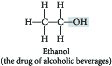 An example alcohol, ethanol.